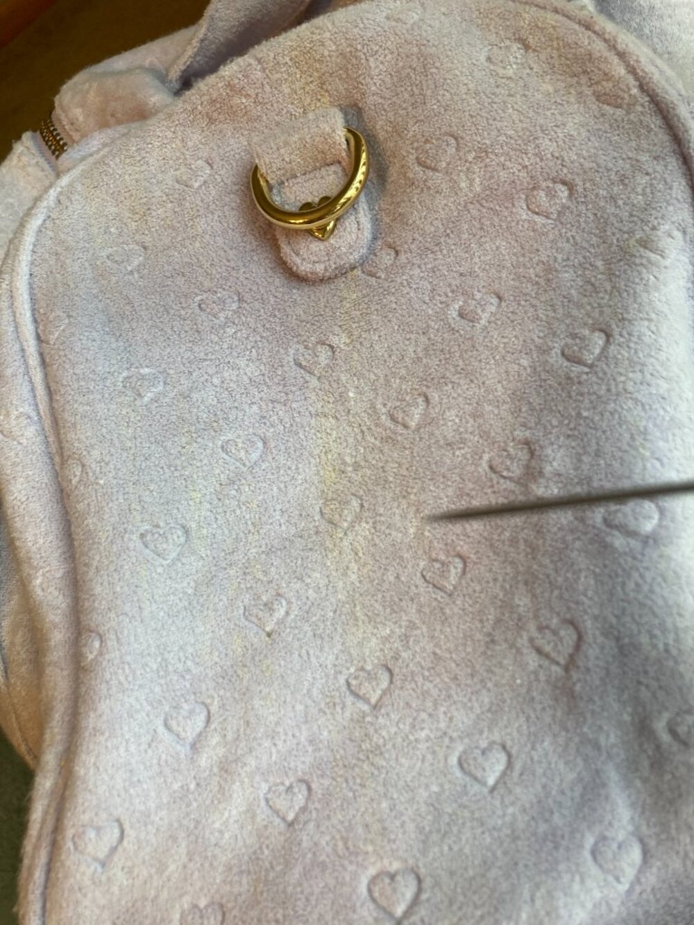 Stoney Clover Lane Lavender Heart-Embossed Travel Duffel - Picture 14 of 16
